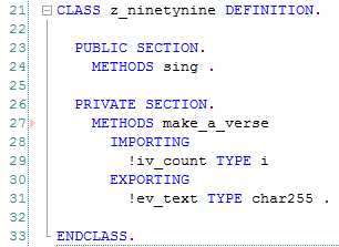 ABAP Klasse