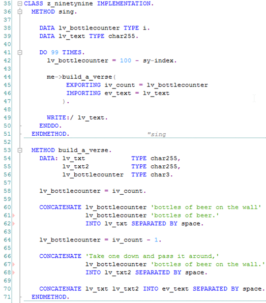 ABAP Implementierung