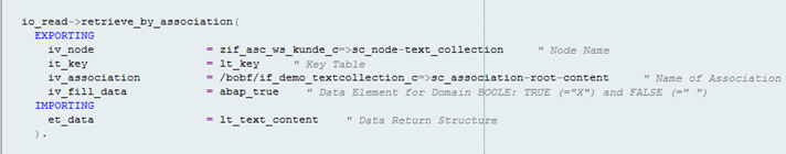 BOPF: Zugriff auf das delegated Object