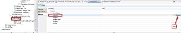 Web Dynpro Java Neue Funktion mit onDrop und create erstellen