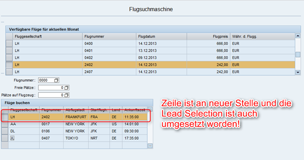 Ergebnis der Verschiebung
