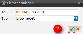 DropTarget-Element anlegen