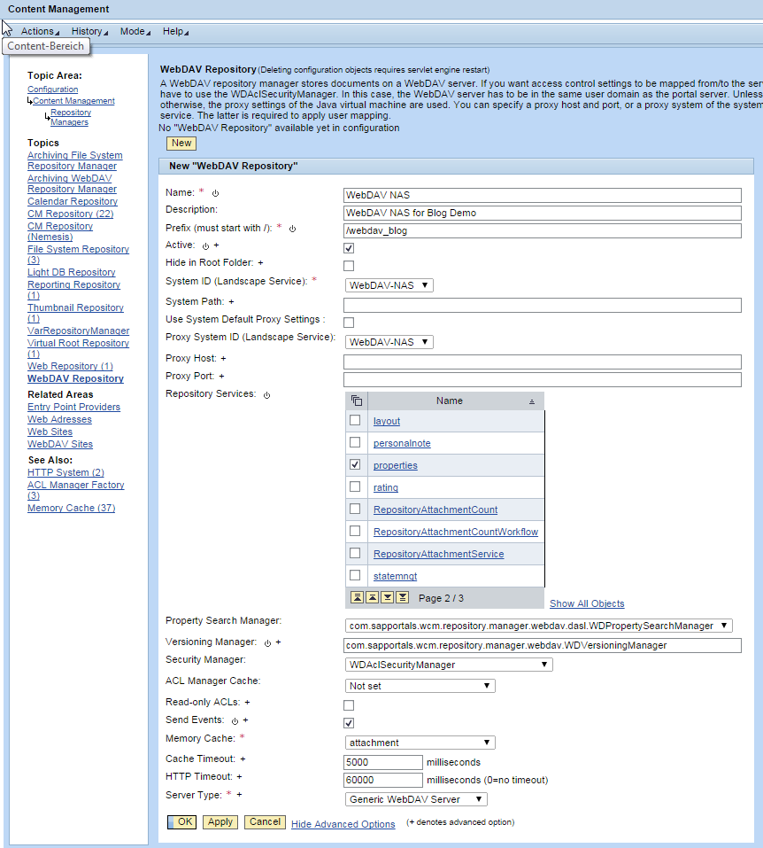 WebDAV Repository