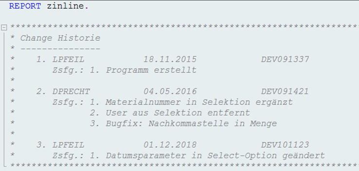 Inline-Versionierung: Erweiterte Änderungshistorie