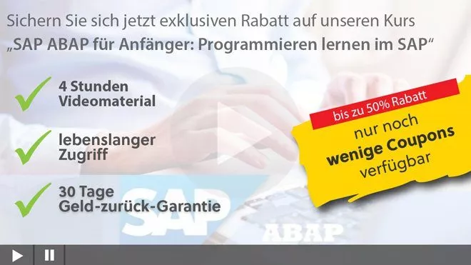 SAP Programmieren für Anfänger
