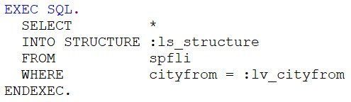 ABAP Custom Code mit EXEC SQL