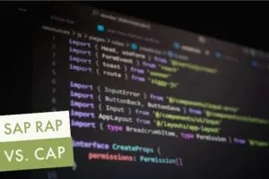 SAP RAP vs. CAP