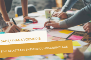 SAP S/4HANA Vorstudie